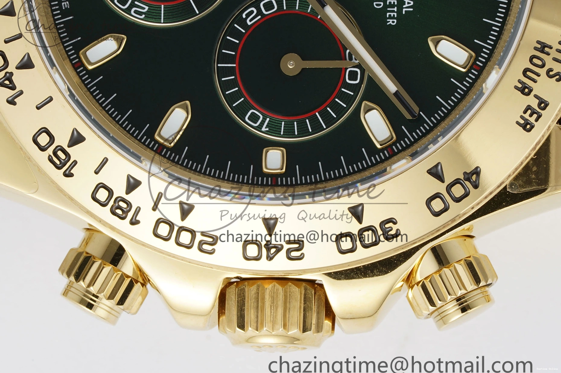 0502 Daytona 116508 QF 1:1 Best Edition Green Dial on YG Bracelet SA4130 V ComfortFit 1761
